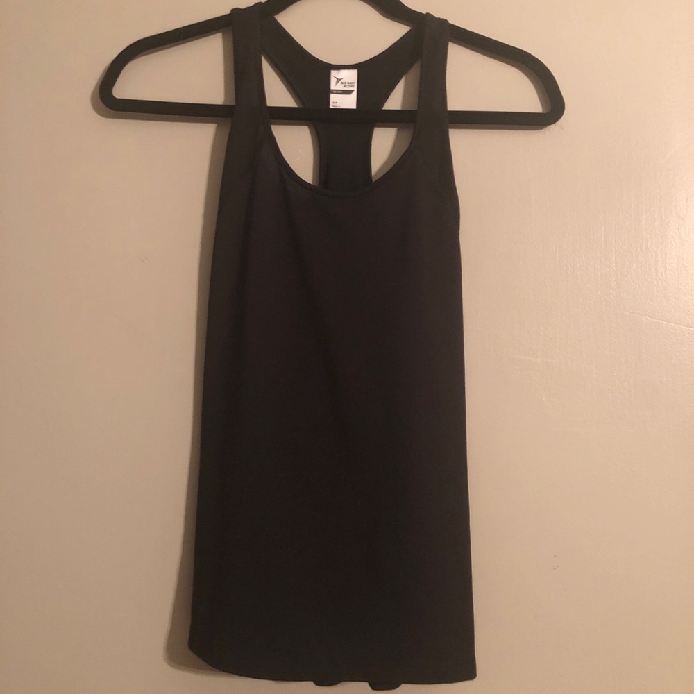Black Old Navy workout racerback top S